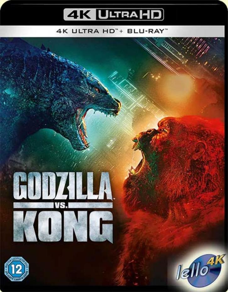 Blu-ray 4K: Godzilla vs. Kong (2021 Alexander Skarsgård) UK, Cd's en Dvd's, Blu-ray, Nieuw in verpakking, Actie, Ophalen of Verzenden