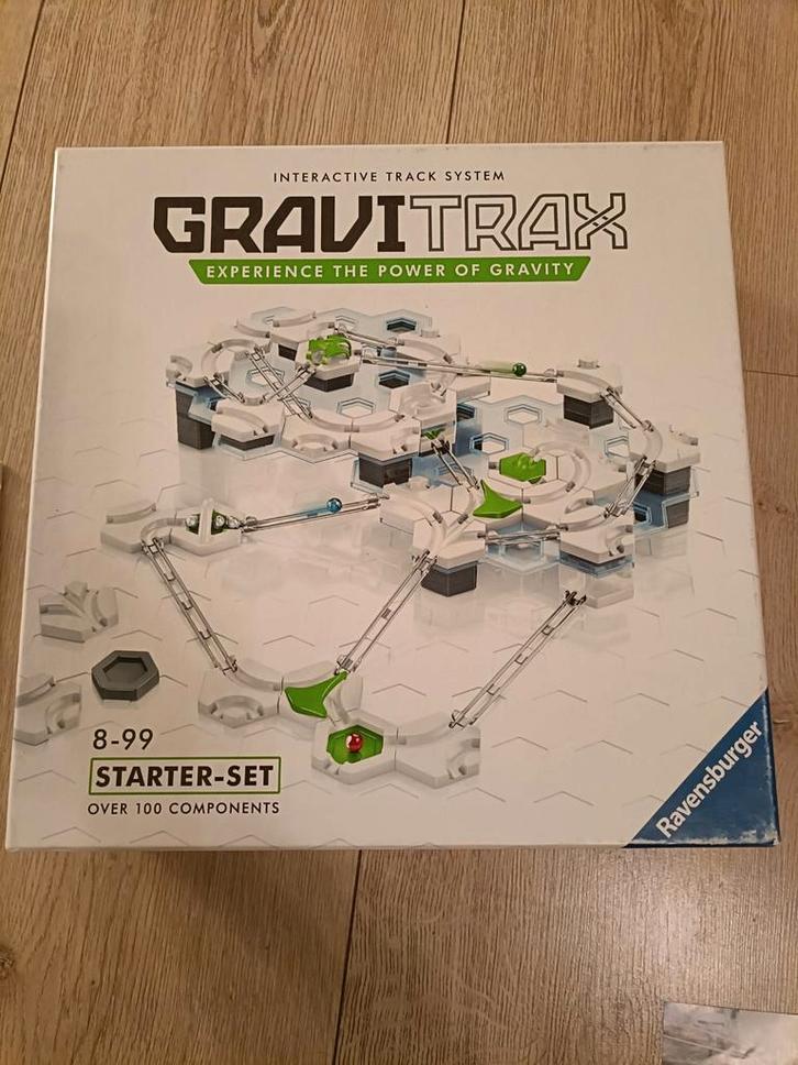 GraviTrax Starter-Set - Interactief Knikkerbaansysteem, Hobby en Vrije tijd, Gezelschapsspellen | Bordspellen, Zo goed als nieuw