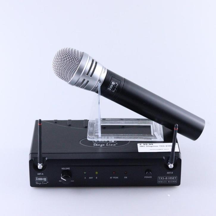 IMG Stageline TXS-812SET Draadloze microfoonset, Muziek en Instrumenten, Microfoons, Zo goed als nieuw