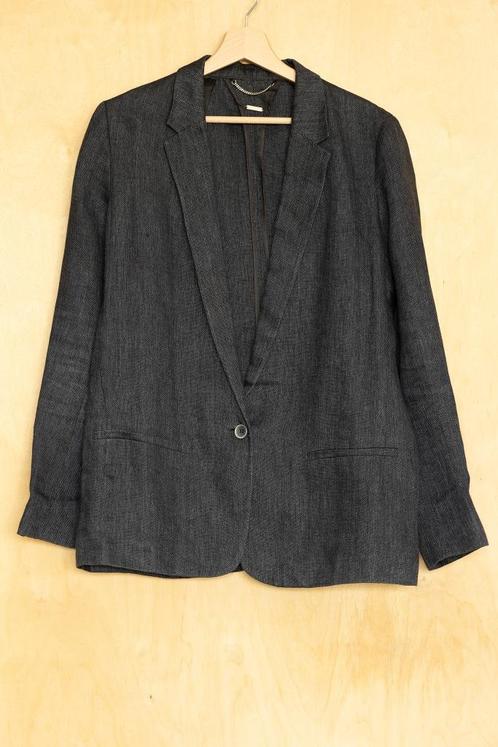 Massimo Dutti 100% linnen grijs jasje, blazer 42 L, Kleding | Dames, Jasjes, Kostuums en Pakken, Gedragen, Maat 42/44 (L), Grijs