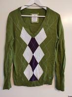 Esprit groene trui met ruitje XL Esprit donker oranje trui, Ophalen of Verzenden, Zo goed als nieuw, Maat 46/48 (XL) of groter