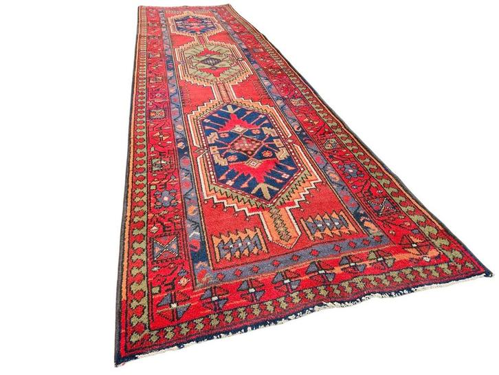 Prachtige vintage loper 76 x 286 cm, Huis en Inrichting, Stoffering | Tapijten en Kleden, Gebruikt, 200 cm of meer, 200 cm of meer