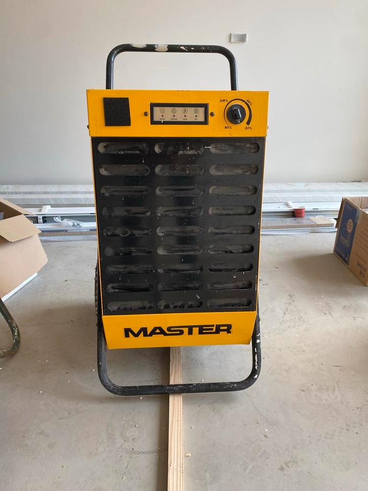 Bouwdroger te koop, Doe-het-zelf en Verbouw, Ventilatie en Afzuiging, Gebruikt, Ventilator en Afzuiger, Ophalen