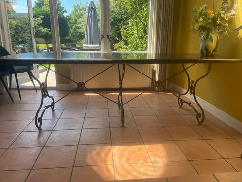 Prachtige eettafel van Belgisch hardsteen, Huis en Inrichting, Tafels | Eettafels, Zo goed als nieuw, 50 tot 100 cm, 200 cm of meer