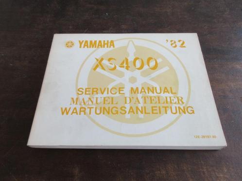 Yamaha XS400 1982 werkplaatshandboek service manual, Motoren, Handleidingen en Instructieboekjes, Yamaha, Ophalen of Verzenden