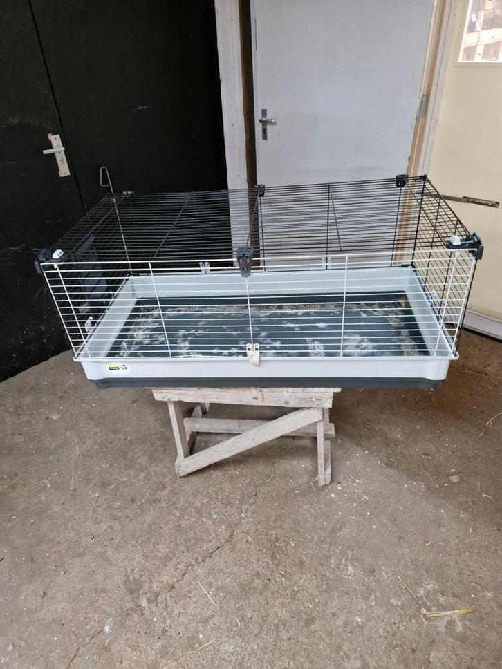 Mooi en luxe ferplast konijnen of cavia's kooi., Dieren en Toebehoren, Knaagdieren en Konijnen | Hokken en Kooien, Zo goed als nieuw