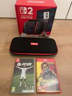 Nintendo Switch 2 + Cyberpunk + FC25 + Hoes, Met games, Ophalen of Verzenden, Zo goed als nieuw, Switch Original