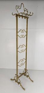 Vintage Hollywood Regency style brass staande kapstok, Huis en Inrichting, Gebruikt, Vintage, Ophalen of Verzenden, Metaal