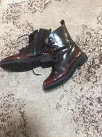 Stoere dames boots 37/bruin/rode lak. Nieuw!, Ophalen, Overige kleuren, Lage of Enkellaarzen, Zo goed als nieuw