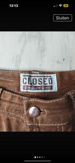 Mooie Suede broek Closed L, Kleding | Dames, Maat 38/40 (M), Bruin, Closed, Ophalen of Verzenden