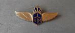 KLM wing vluchtingenieur, Verzamelen, Luchtvaart en Vliegtuigspotten, Ophalen of Verzenden, Gebruikt, Patch, Badge of Embleem
