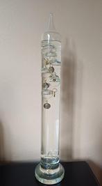 Thermometer Galileo met glazen-temperatuur bolletjes, Antiek en Kunst, Ophalen