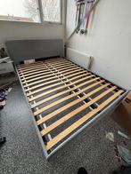 Bed IKEA slatum, Huis en Inrichting, Slaapkamer | Bedden, Ophalen, Gebruikt, 140 cm, Twijfelaar
