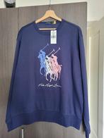 Polo Ralph Lauren nieuwe blauwe sweater met kaartjes imaat L, Kleding | Heren, Truien en Vesten, Nieuw, Maat 52/54 (L), Blauw