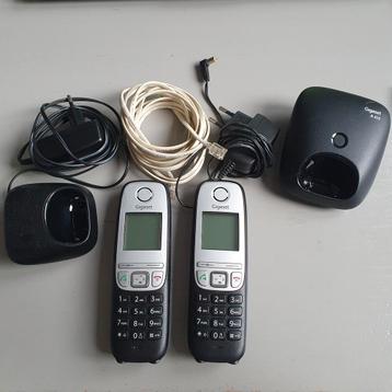 Gigaset dubbele telefoon beschikbaar voor biedingen