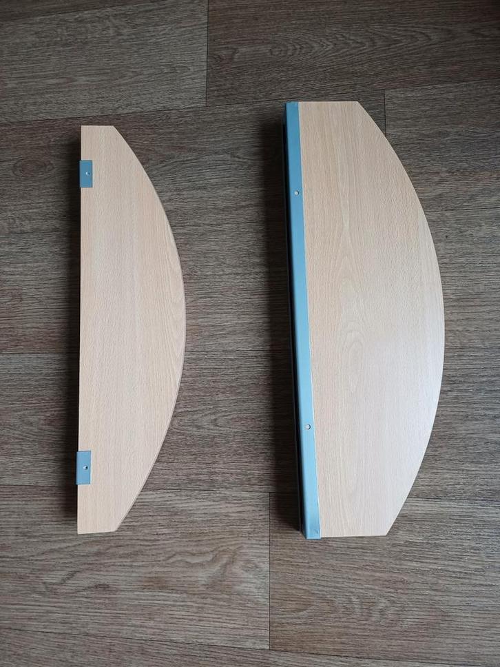 Halfronde Schappen, 60 cm  - Set van 2, Doe-het-zelf en Verbouw, Hout en Planken, Gebruikt, Plank, Overige houtsoorten, Minder dan 200 cm