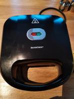 Silver crest contactgrill met 3 soorten platen, Witgoed en Apparatuur, Ophalen of Verzenden, Zo goed als nieuw