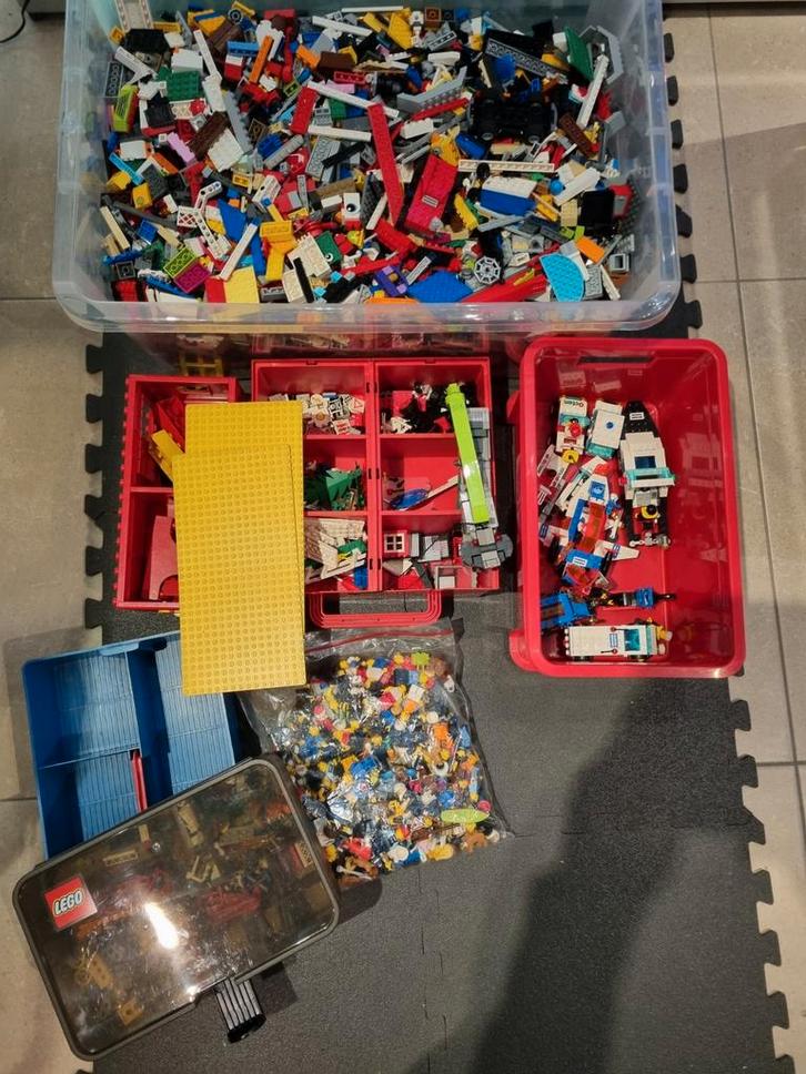 +/- 14 kilo Lego en toebehoren, Kinderen en Baby's, Speelgoed | Duplo en Lego, Zo goed als nieuw, Lego, Losse stenen, Ophalen of Verzenden