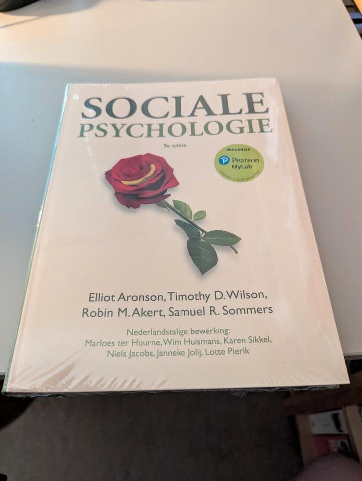 Samuel R. Sommers - Sociale psychologie (9e editie), Boeken, Studieboeken en Cursussen, Zo goed als nieuw, Overige niveaus, Gamma