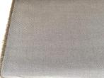 Kvadrat Rime 231 lichtgrijs+lichtbruin; restant meubelstof, Wol, 120 cm of meer, Ophalen of Verzenden, Grijs