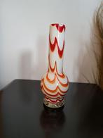 Vaas, Huis en Inrichting, Oranje, Ophalen of Verzenden, Minder dan 50 cm, Glas
