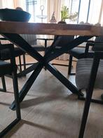 Ronde eettafel mango hout, Ophalen of Verzenden, Zo goed als nieuw