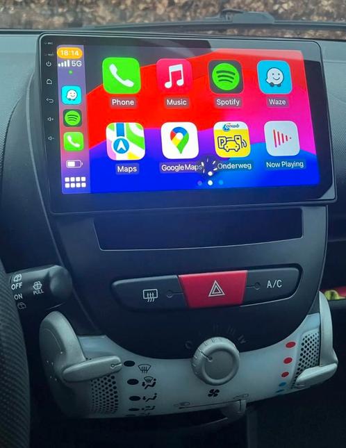 ACTIE! CARPLAY ANDROID AUTO AYGO C1 107 AUTORADIO WIFI GPS, Auto diversen, Autoradio's, Nieuw, Ophalen of Verzenden