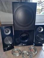 LG subwoofer en 2 speakers, Ophalen of Verzenden, Gebruikt