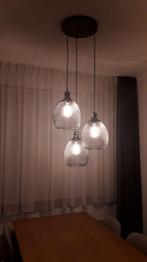 Hanglamp met drie kappen (zwart), Ophalen, Zo goed als nieuw, 50 tot 75 cm