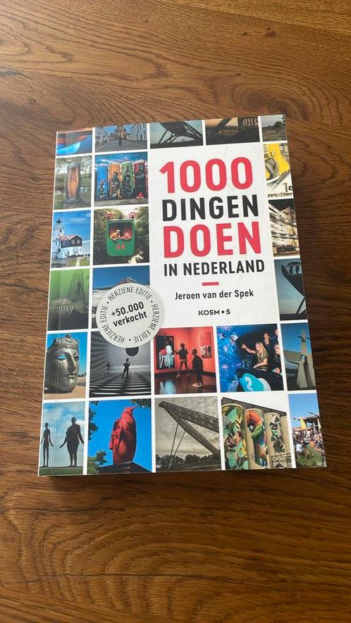 Jeroen van der Spek - 1000 dingen doen in Nederland, Boeken, Reisgidsen, Zo goed als nieuw, Overige merken, Ophalen of Verzenden