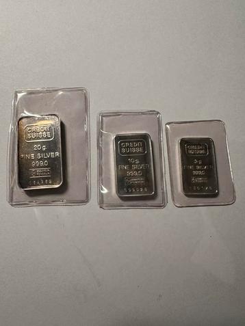 Credit Suisse 20/10/5 gram beschikbaar voor biedingen
