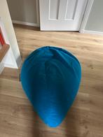 Kleine Blauwe Zitzak - Comfortabel!, Ophalen, Zo goed als nieuw, Blauw, Zitzak