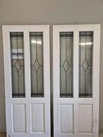 Luxe Ensuite deuren glas in lood (176x226) Ongebruikt, Doe-het-zelf en Verbouw, Deuren en Horren, Ophalen, Binnendeur, Nieuw, Glas