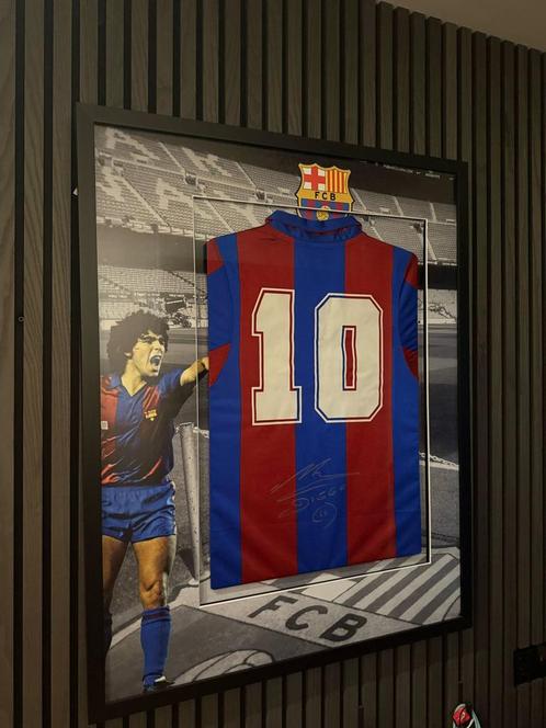 Gesigneerd Barcelona shirt Diego Armando Maradona., Verzamelen, Sportartikelen en Voetbal, Nieuw, Shirt, Buitenlandse clubs, Ophalen