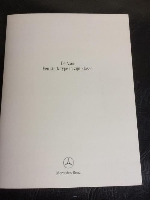 De Mercedes Axor, n sterk type in zijn klasse intro mei 2001, Boeken, Auto's | Folders en Tijdschriften, Zo goed als nieuw, Mercedes