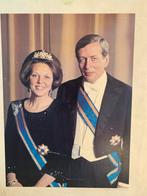 Koningin Beatrix en Prins Claus Foto Vintage, Antiek en Kunst, Ophalen