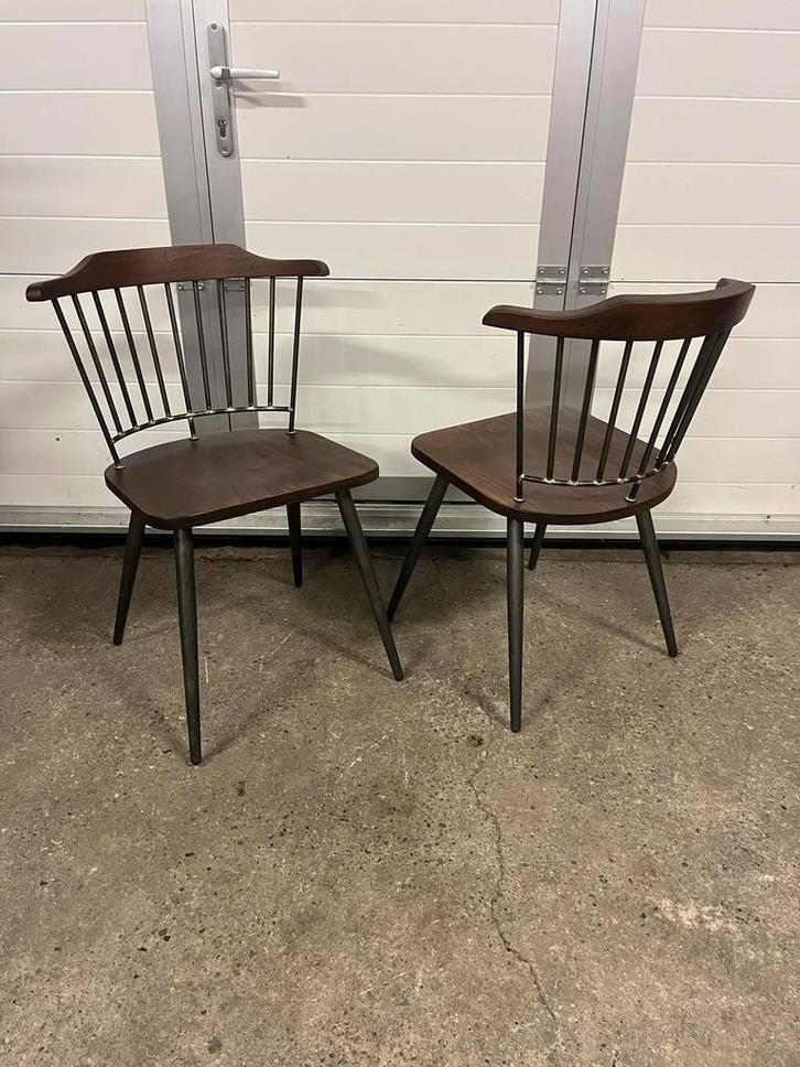18 Stuks Vintage houten design horeca restaurant stoelen, Huis en Inrichting, Stoelen, Gebruikt, Vijf, Zes of meer stoelen, Hout