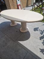 Witte ovale eettafel, Ophalen, Gebruikt