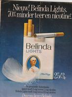 Retro reclame 1982 Belinda sigaretten licht als 'n veertje, Verzenden, Overige typen