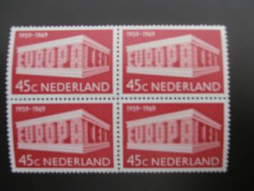 NL 1969; PLAATFOUT 926 PM4 in blok van 4 LEES beschikbaar voor biedingen