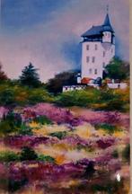 Gesigneerd acryl schilderij Palthehuis Haarle, Antiek en Kunst, Ophalen of Verzenden