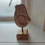 Vintage houten vogel, houtsnijwerk.  16 cm hoog., Antiek en Kunst, Ophalen of Verzenden