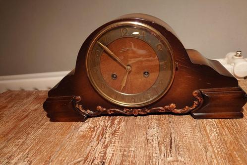 Junghans pendule, schouwklokje, Antiek en Kunst, Antiek | Klokken, Ophalen of Verzenden