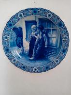 GROTE SCHOTEL DELFTS BLAUW PORCELEYNE FLES, Ophalen of Verzenden