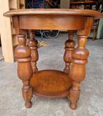 Vintage eikenhouten bijzettafel / plantentafeltje, Antiek en Kunst, Antiek | Meubels | Tafels, Ophalen
