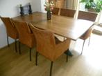 eetkamerstoelen, Huis en Inrichting, Stoelen, Ophalen, Gebruikt, Overige kleuren, Leer