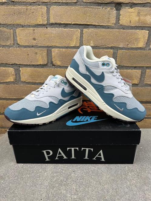 Nike air Max 1 Patta Waves Noise Aqua - size 38,5, Kleding | Heren, Schoenen, Nieuw, Sneakers of Gympen, Overige kleuren, Verzenden
