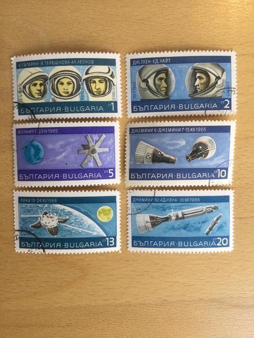 Bulgarije 1967 ruimtevaart, Postzegels en Munten, Postzegels | Europa | Overig, Gestempeld, Bulgarije, Ophalen of Verzenden