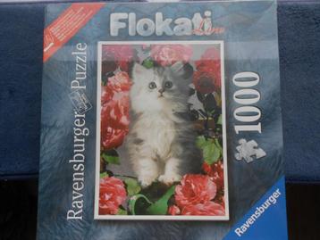 Ravensburger puzzel Flokati line poesje beschikbaar voor biedingen