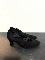 YV3102: Vintage Lydia Shoes Schoenen - Size 38.5, Kleding | Dames, Schoenen, Gedragen, LYDIA, Ophalen of Verzenden, Zwart